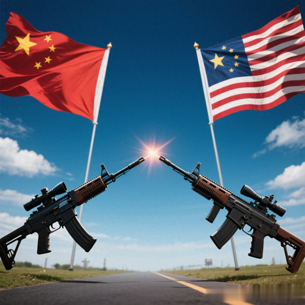 配资学习网 中美之战! 一场围猎与反围猎